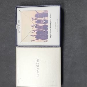 Silver necklace and earring set